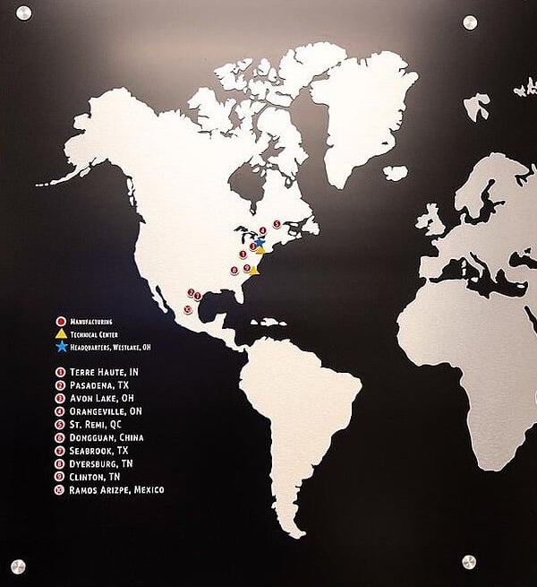 map of GEON locations