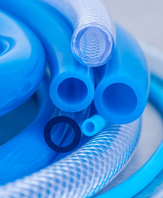 flexible PVC blue