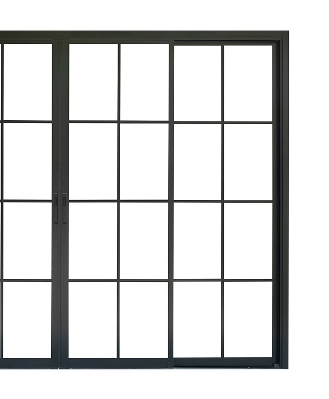 pvc black window