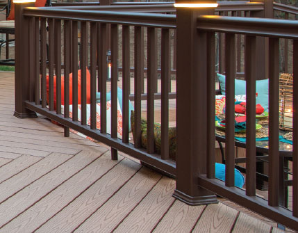 deck with railing