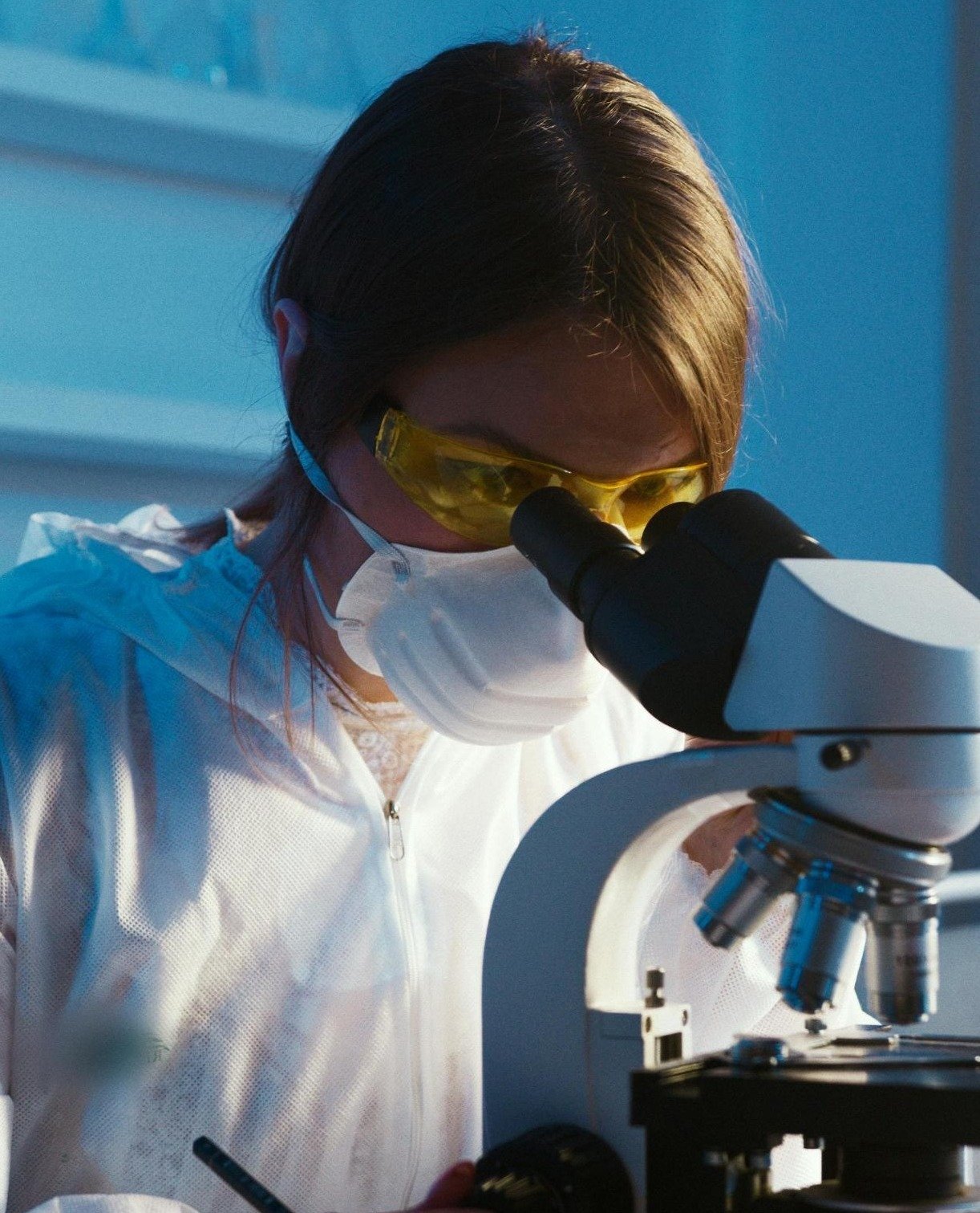 scientist-microscope-laboratory-research-protective-gear